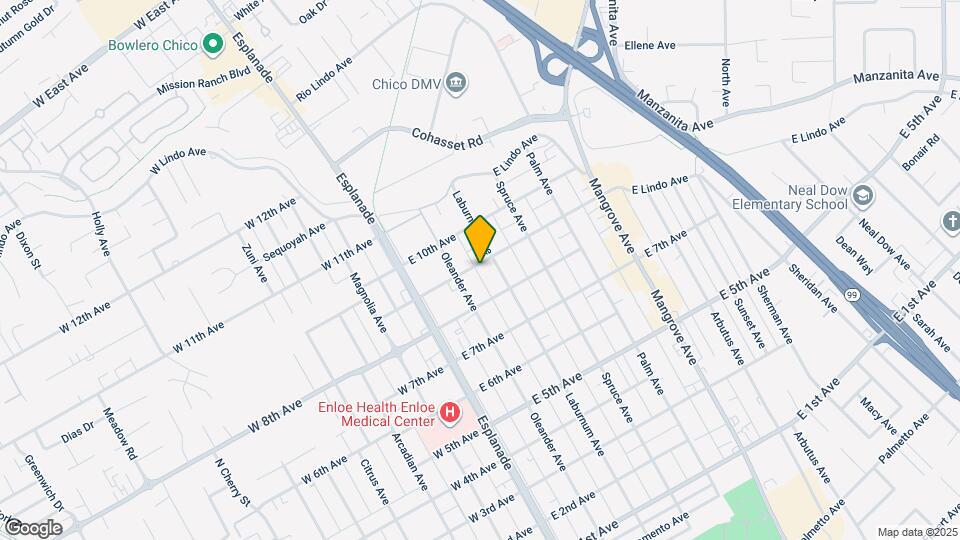 271 E 9th Ave Map and Location Details