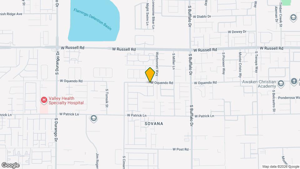 8030 Minavalle Ave Map and Location Details