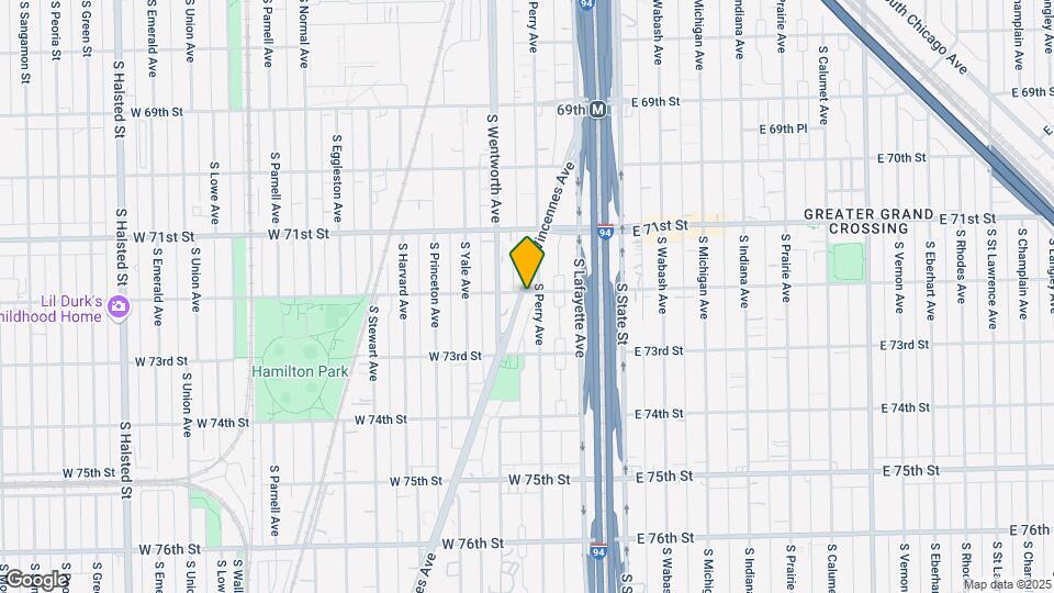 7203-7207 S Vincennes Ave Map and Location Details