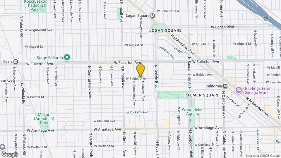 2256 N Sawyer Ave Map and Location Details