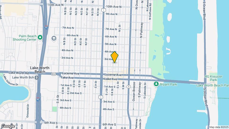 212 N K St Map and Location Details