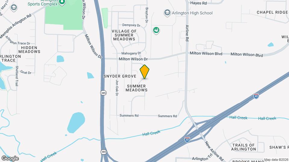 5212 Summer Wind Ln Map and Location Details