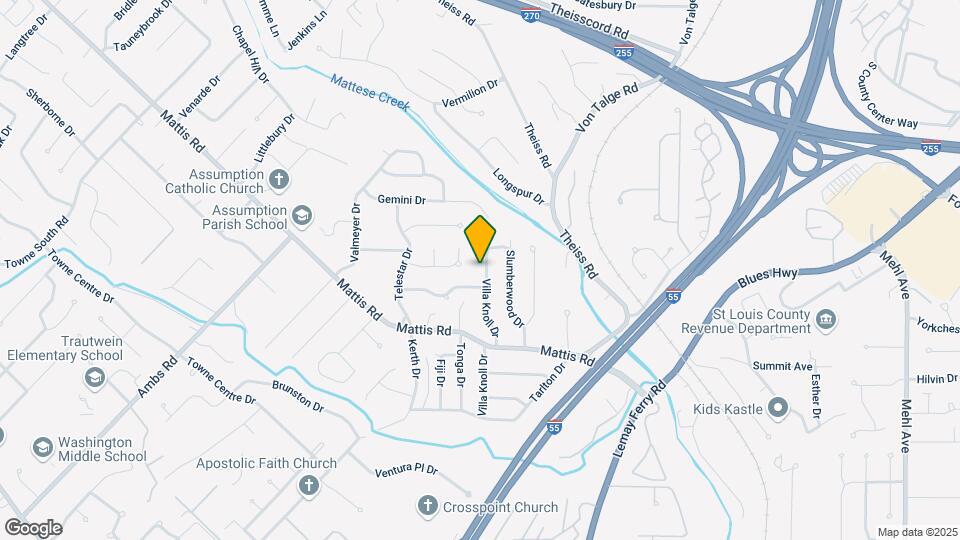 4619 Villa Knoll Dr Map and Location Details