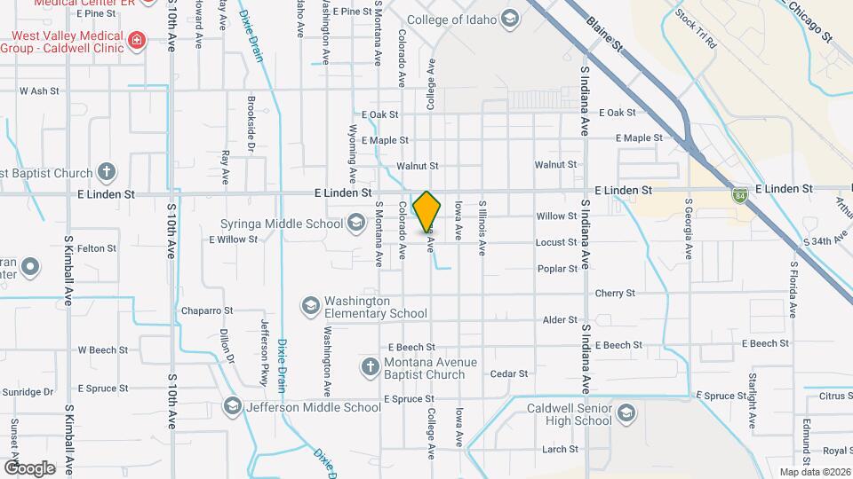 2624 College Ave Mapa y Detalles de la Ubicación