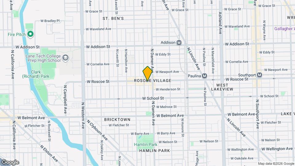 2017 W Roscoe St, Unit J03P Map and Location Details