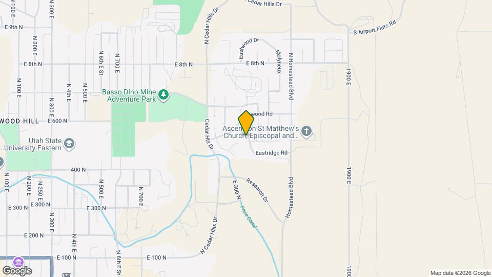 541 Eastridge Map and Location Details