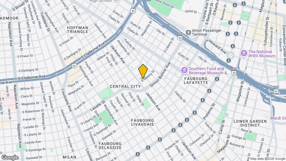 2122 S Liberty St Map and Location Details