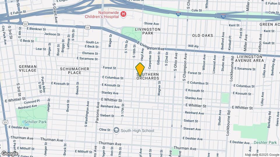 873 Heyl Ave Map and Location Details
