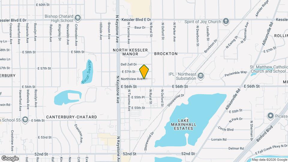 Broad Ripple/Glendale Amazing Home Map and Location Details