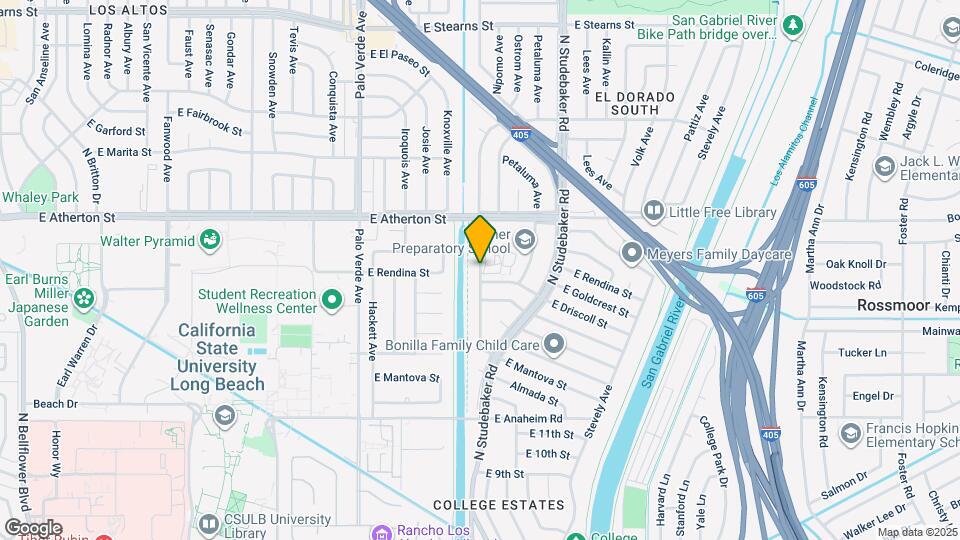 1607 Vuelta Grande Ave Map and Location Details