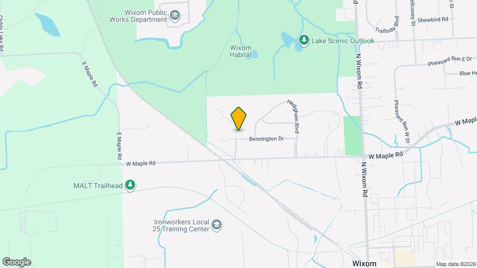 3290 Bennington Dr Map and Location Details