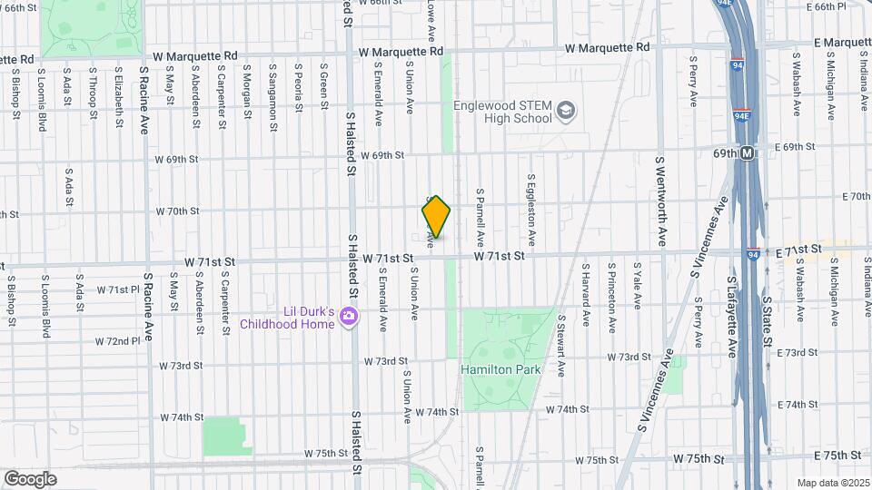 7047 S Lowe Ave Map and Location Details