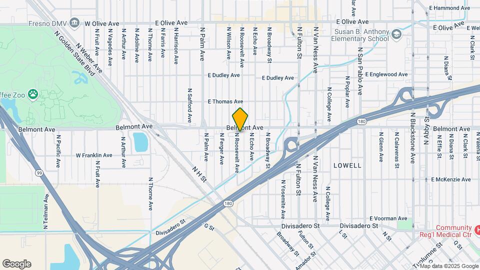 466 N Roosevelt Ave Mapa y Detalles de la Ubicación