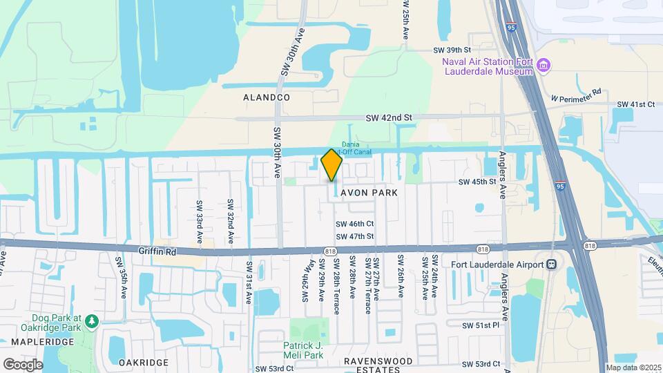 4528 SW 28th Terrace Mapa y Detalles de la Ubicación