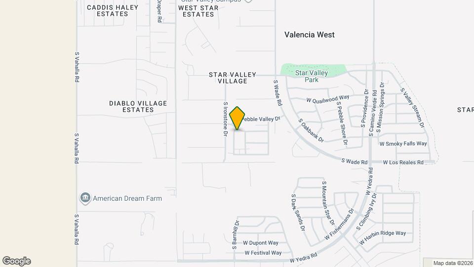 7183 S Sand Dune Valley Dr Map and Location Details