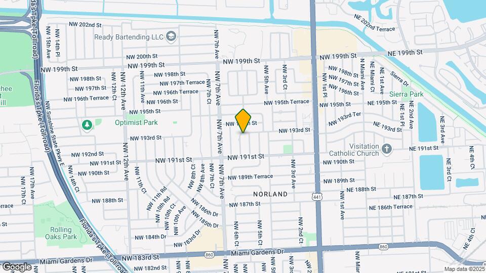 19241 NW 6th Ave Map and Location Details