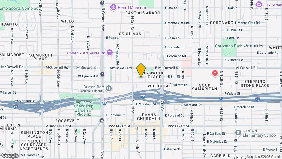 328 E Willetta St-Unit -5 Map and Location Details