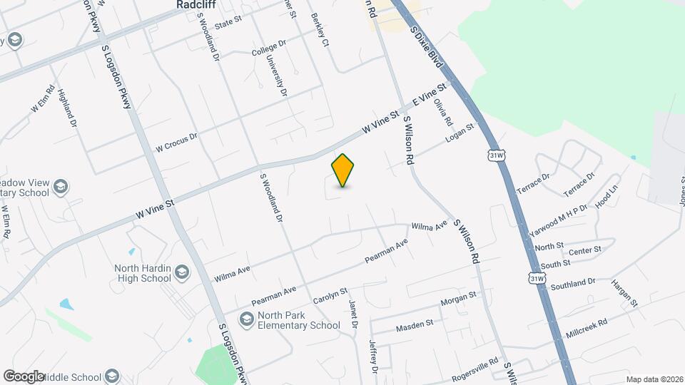 821 Brian Ct Map and Location Details