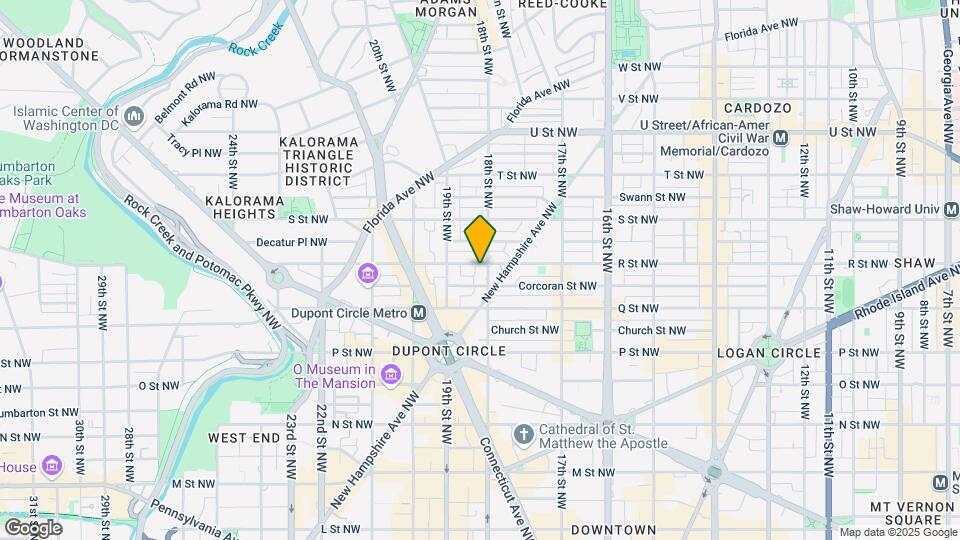 1800 R St NW Map and Location Details