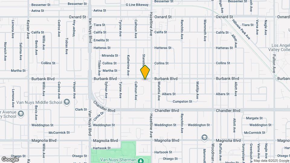 Burbank Garden Apartments Map and Location Details