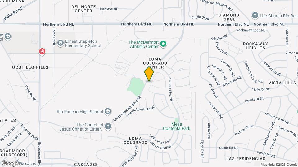 613 Palo Alto Dr NE Map and Location Details