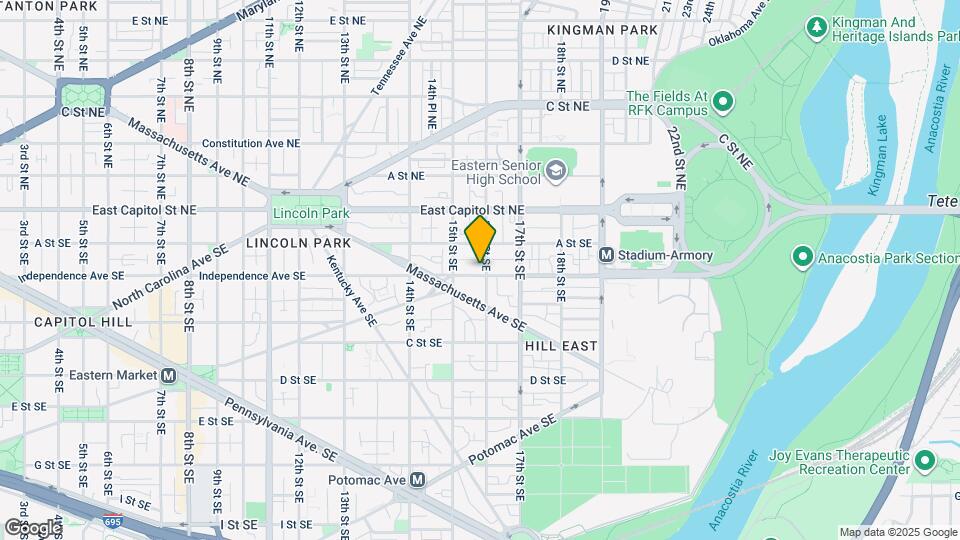 1544 Independence Ave SE Map and Location Details