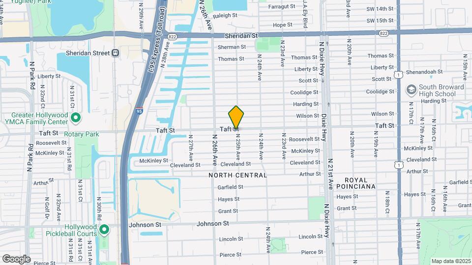 1630 N 25th Ave Map and Location Details