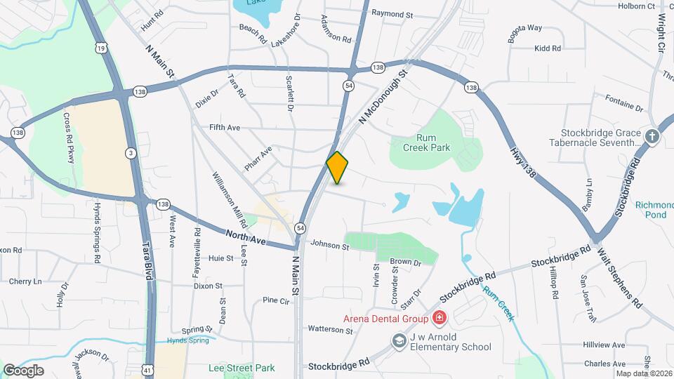 105 E Mimosa Dr Map and Location Details