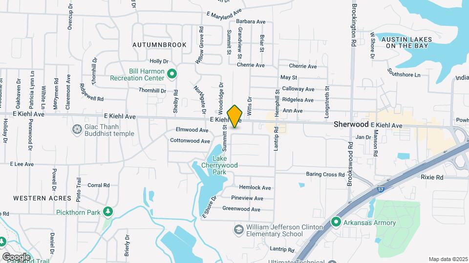 5805 Woodview Dr N Map and Location Details
