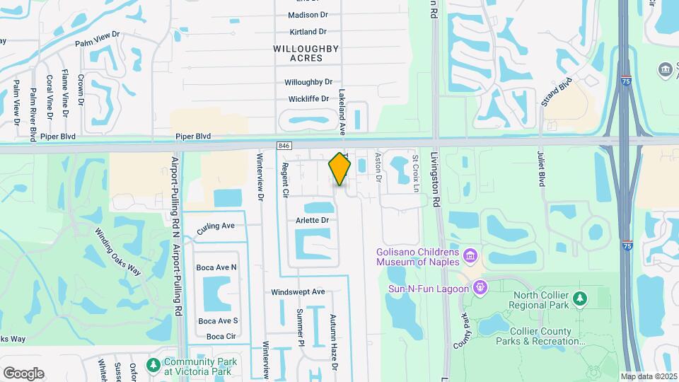 10201 Regent Cir Map and Location Details