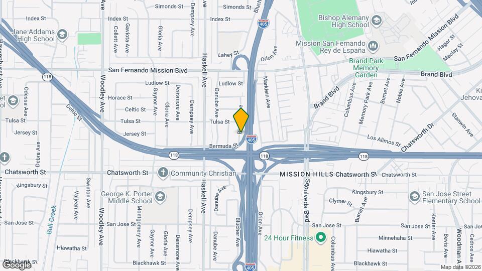 10826 Blucher Ave Map and Location Details