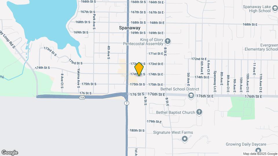 124 174th St S Map and Location Details