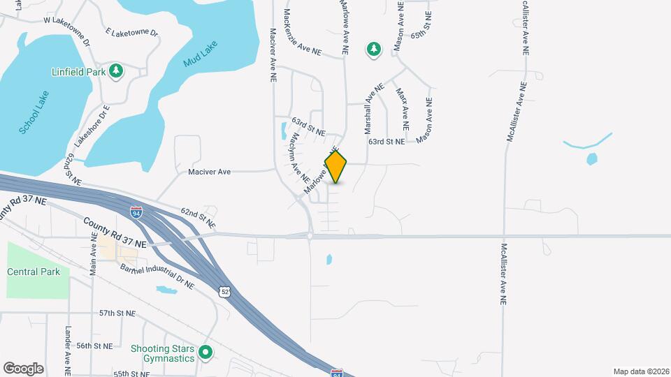 6158 Manchester Ave NE Map and Location Details