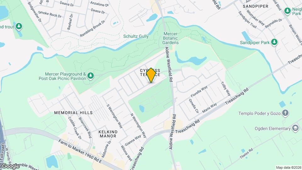 2802 Mesquite Ridge Dr Map and Location Details