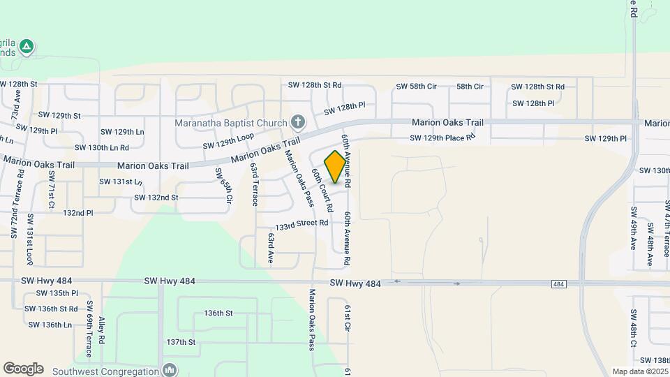 6069 SW 131st Ln Mapa y Detalles de la Ubicación