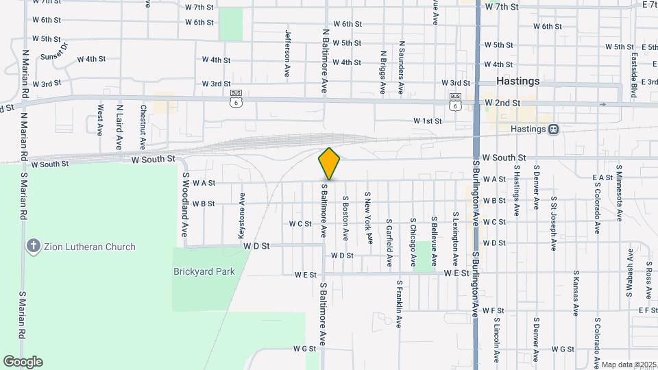 301 S Baltimore Ave Map and Location Details