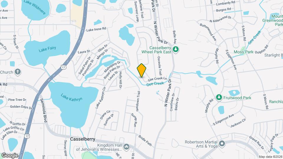 804 Osceola Trail Map and Location Details