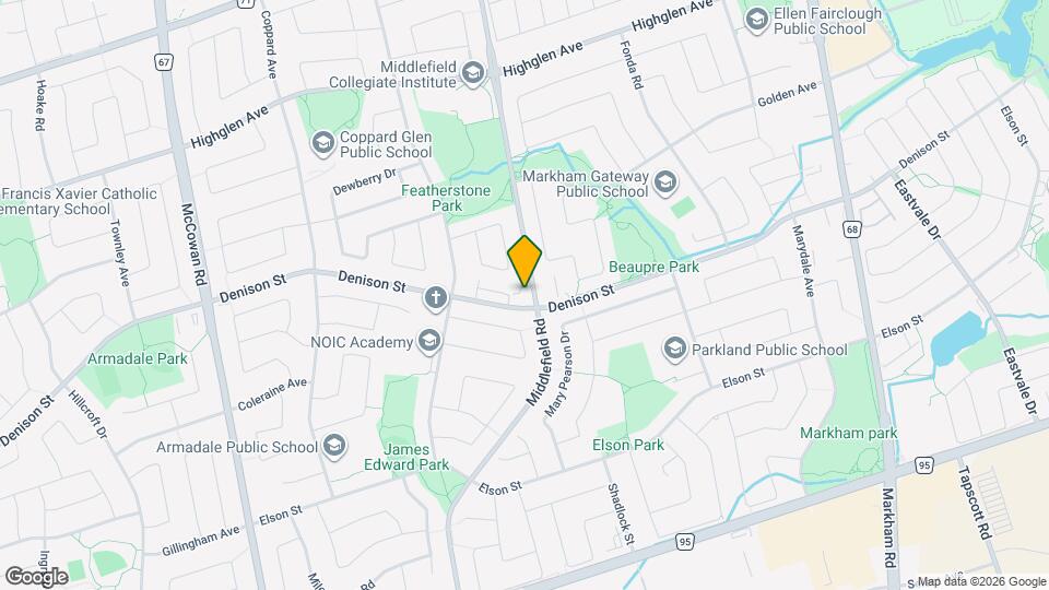 2352 Middlefield Rd Map and Location Details