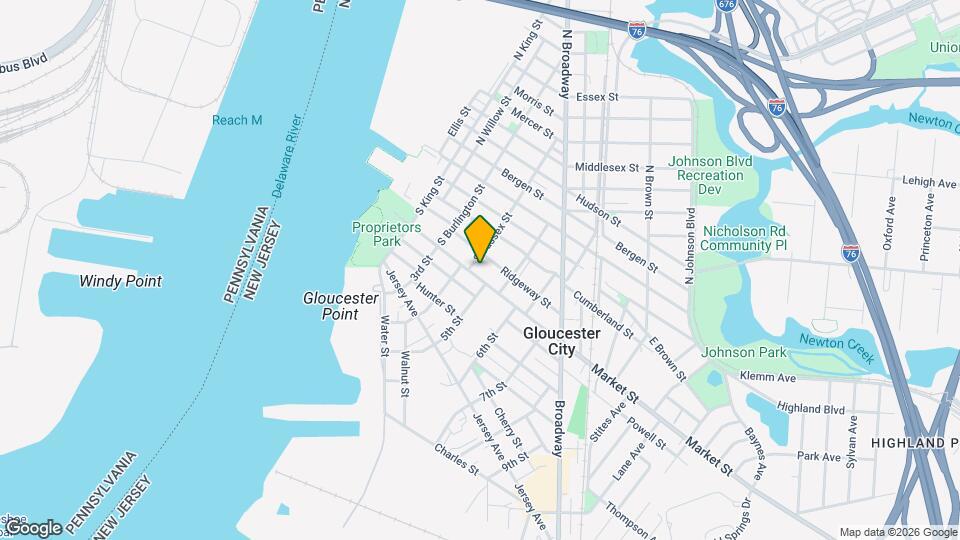 411 Market St Map and Location Details