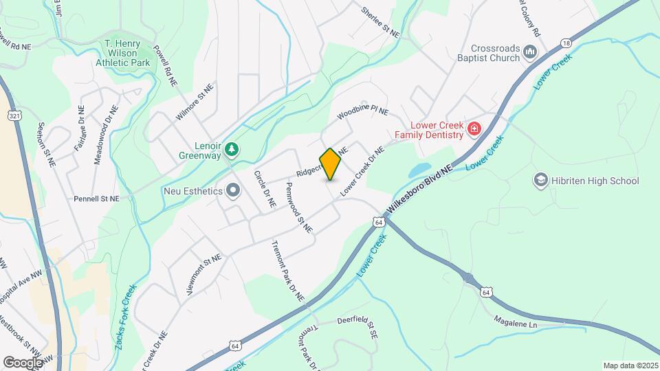 916 Pinecrest Pl NE Map and Location Details