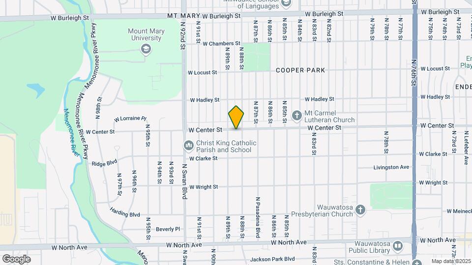 8815 W Center St, Unit 4 Map and Location Details