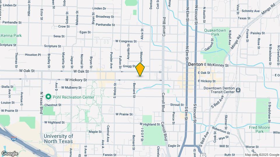 804 W Hickory St Map and Location Details