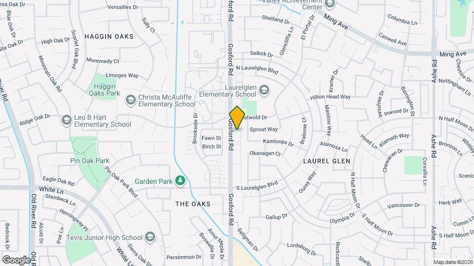 3 Bed 2 bath in Southwest Bakersfield Map and Location Details