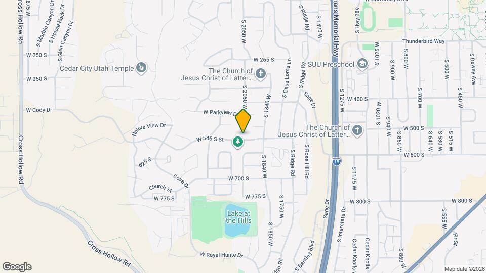 2040 W 546 S St Map and Location Details