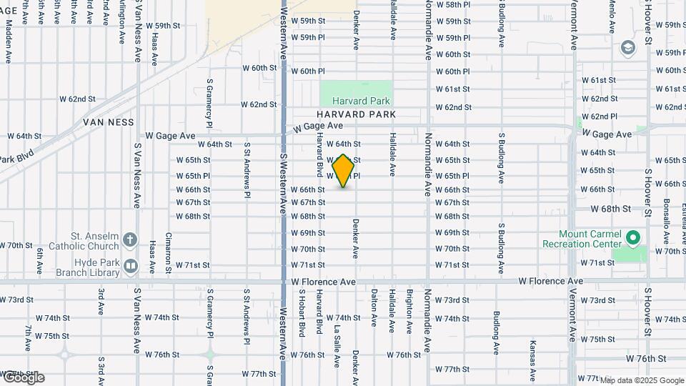 1622 W 66th St Map and Location Details