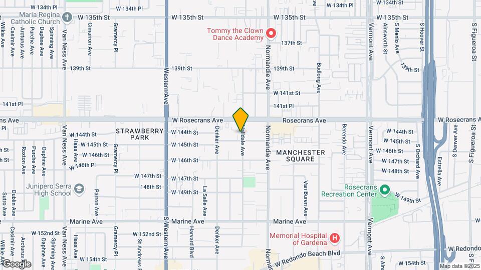 1501 W 145th St Mapa y Detalles de la Ubicación