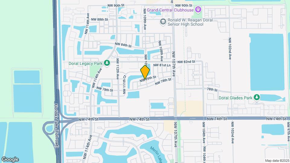 10902 NW 79th St Map and Location Details