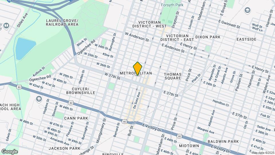115 W 36th St Map and Location Details