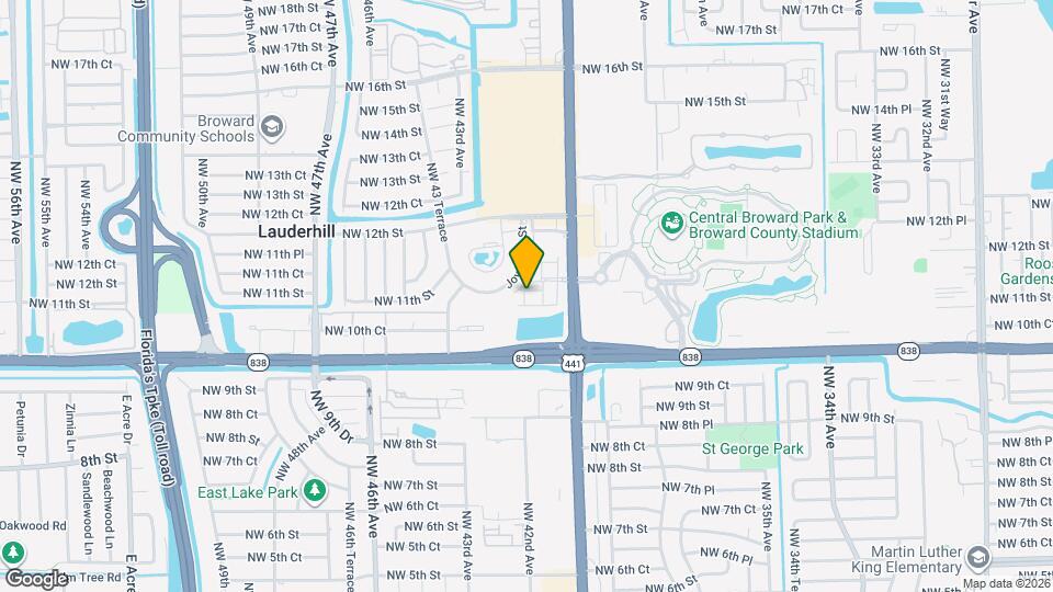 4044 NW 11th St Map and Location Details