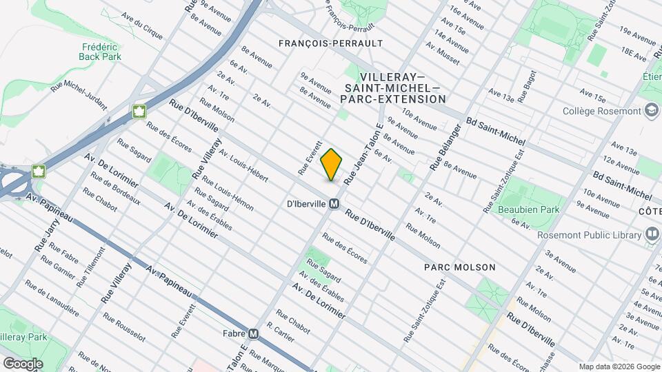 7170-7196 Molson Rue Map and Location Details